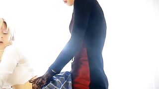 Blondie's Cosplay Adventure - Role-Play Sex with Facial
