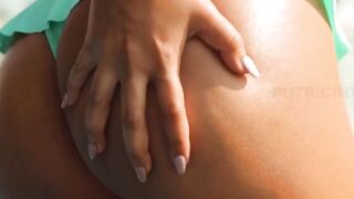 Busty MILF Sensually Massages Herself to Orgasm on Cam - POV