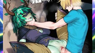 Witch's Pussy Enchantment - Old Man Granny Fucked by barely legal Wizards