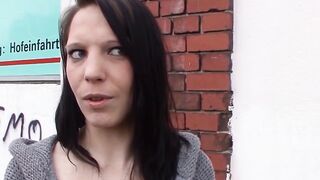 Sex-Casting Outdoors - Amateur Blonde Babe Gets Fucked By A Stranger