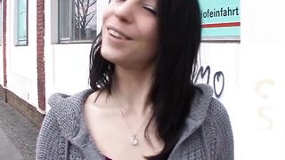 Sex-Casting Outdoors - Amateur Blonde Babe Gets Fucked By A Stranger