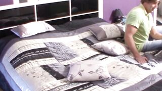 Amature Housewifes's Cheating Husband Surprised With A Creampie