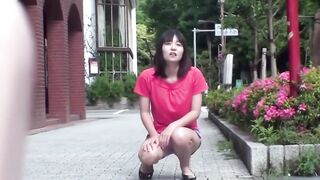 Japanese Amateur Unveils Hairy Bush in Weird Moaning Orgasm