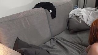 Netflix & Chill Turns Into Hard Core Sex - Hot Blonde Babe Gets Fucked By A Hunk
