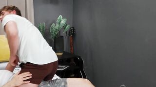 Step-Brother's Hotwife - Big Dick Stepdad Fucks His Stepson And Wifes Friend