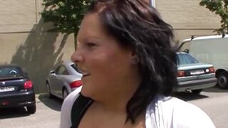 Chubby German Hottie Picked Up For Hardcore Casting Audition