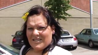 Chubby German Hottie Picked Up For Hardcore Casting Audition