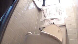Asian Office Workers Unleash Steamy Squatting Session