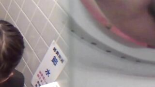 Asian Office Workers Unleash Steamy Squatting Session