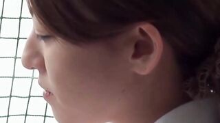 Asian Office Workers Unleash Steamy Squatting Session