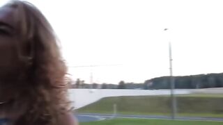 Public Pickup MILF Plowing Session Outside