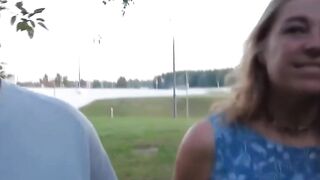 Public Pickup MILF Plowing Session Outside