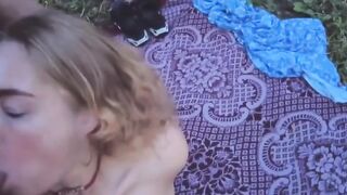 Public Pickup MILF Plowing Session Outside