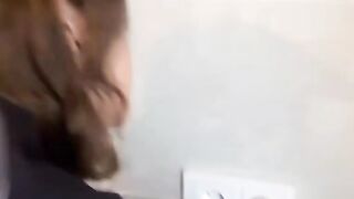 Rough Sex with Hot Blonde Babe Gets Stuck in Her Man's Arms