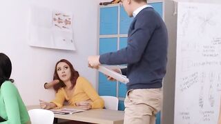 Professor's Dirty Secret - Teacher Fucks Student In Classroom