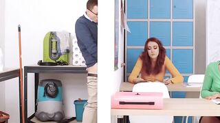 Professor's Dirty Secret - Teacher Fucks Student In Classroom