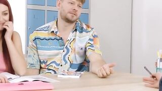 Professor's Dirty Secret - Teacher Fucks Student In Classroom