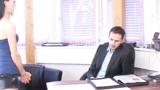Seducing My Older Professor - Petit college girl Fucks Her Teacher In Office
