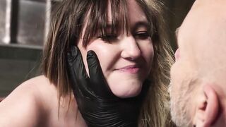 Bondaged Red-Assed Babe Endures extreme Spanks And Faceslaps By Dominatrix