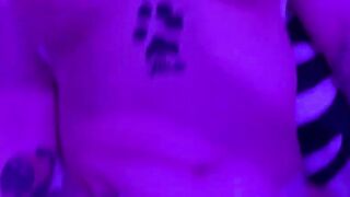 Neon Lights & Giant Dick - Erotic Roleplay Scene With Older Man And barely legal Blonde