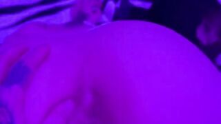 Neon Lights & Giant Dick - Erotic Roleplay Scene With Older Man And barely legal Blonde