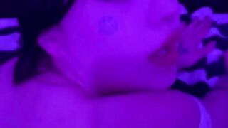 Neon Lights & Giant Dick - Erotic Roleplay Scene With Older Man And barely legal Blonde