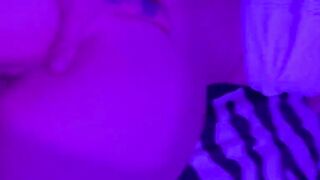 Neon Lights & Giant Dick - Erotic Roleplay Scene With Older Man And barely legal Blonde