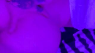 Neon Lights & Giant Dick - Erotic Roleplay Scene With Older Man And barely legal Blonde
