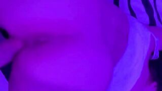 Neon Lights & Giant Dick - Erotic Roleplay Scene With Older Man And barely legal Blonde
