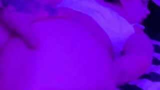 Neon Lights & Giant Dick - Erotic Roleplay Scene With Older Man And barely legal Blonde