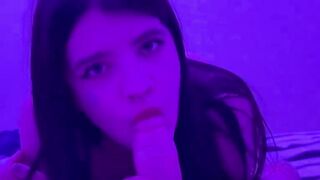 Neon Lights & Giant Dick - Erotic Roleplay Scene With Older Man And barely legal Blonde