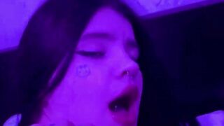 Neon Lights & Giant Dick - Erotic Roleplay Scene With Older Man And barely legal Blonde