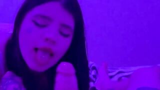 Neon Lights & Giant Dick - Erotic Roleplay Scene With Older Man And barely legal Blonde