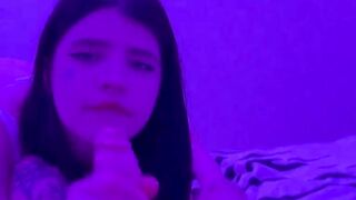Neon Lights & Giant Dick - Erotic Roleplay Scene With Older Man And barely legal Blonde