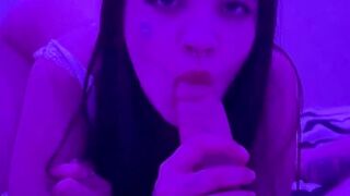 Neon Lights & Giant Dick - Erotic Roleplay Scene With Older Man And barely legal Blonde