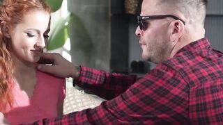 Redheaded Vixen Luciana Lux Fucks A Blind Man In The Dark - Sensual Erotic Sex