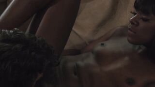 Black Beauties - Big Black Bootie Riding Handsome White Guy