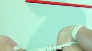 Anal Invasion - Bound And Shocked With Anal Play For A Hot Blowjob