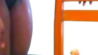 Erotic Oil Massage - Black Beauty Babe Gives Sensual Handjob to Client