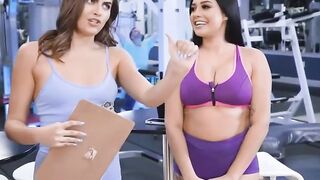 Sex Fitness - Hot MILFs Get Their Sweat On With barely legal Stud
