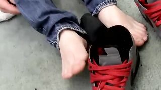 Tatted Skater Jocks Hardcore Fuck Fest - Big Dick & Feet Worship