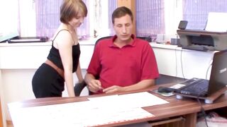 Seducing My Older Teacher - Office Seduction with Roleplay