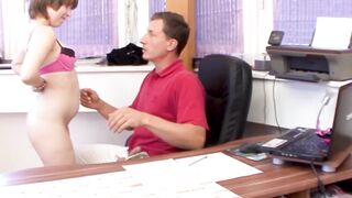 Seducing My Older Teacher - Office Seduction with Roleplay