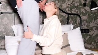 Russian Goddess Devours Burger While Getting Fucked Hard - Nikita Von James