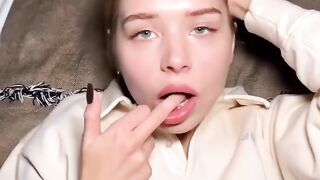 Russian Goddess Devours Burger While Getting Fucked Hard - Nikita Von James