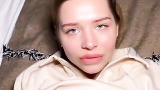 Russian Goddess Devours Burger While Getting Fucked Hard - Nikita Von James