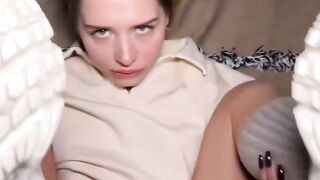 Russian Goddess Devours Burger While Getting Fucked Hard - Nikita Von James