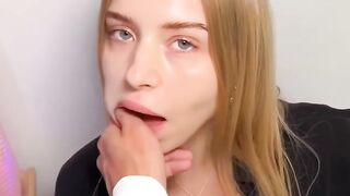 Rough Sex - Hot Slut Devouring Ripped Guy's Hard Dick in Deep Throat Blowjob