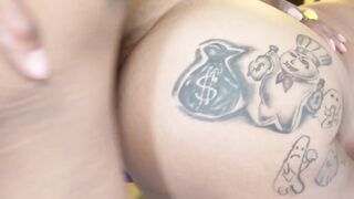 Big-Boobs Blonde Babe Sucks Off Two Black Guys In A Threesome