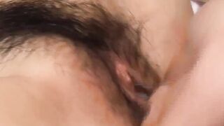 Petite Japanese Teenager Unleashes Her Shaven Pussy in Rough Sex